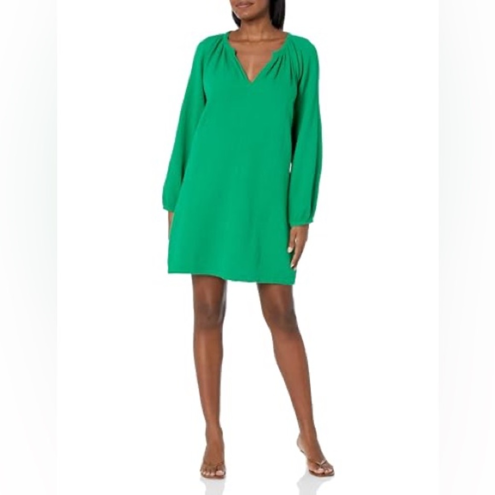 Monrow Gauze Mini Shift Dress
